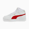 Puma White-Burnt Red