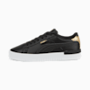 Jada Women's Distressed Sneakers, Puma Black-Puma Team Gold, small-NZL