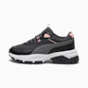 Cassia Via Sneakers Women, Dark Coal-Cool Dark Gray-PUMA Black-Peach Smoothie, small-PHL