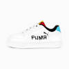 Caven Love Shoes Kids, PUMA White-PUMA Black-For All Time Red-Bright Aqua, small-PHL