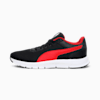 Flexracer  Men's Shoes, PUMA Black-Dark Shadow-High Risk Red, small-SEA