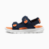 PUMA Evolve Sandals Youth, Club Navy-Maple Syrup-PUMA White, small-PHL