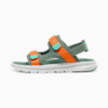 Sandales PUMA Evolve Adolescent, Green Moon-Orange Glo-Aquatic, small