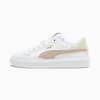 Lajla Leather Women's Sneakers, PUMA White-Rose Quartz, small-AUS