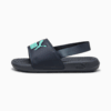Cool Cat 2.0 Backstrap Slides Babies, New Navy-Aquatic, small