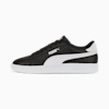 Smash 3.0 Leather Sneakers Youth, PUMA Black-PUMA White, small