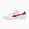 Smash 3.0 Leather Sneakers - Youth 8-16 years, PUMA White-Club Red-Club Navy, small-AUS