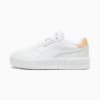PUMA Cali Court Leather Women's Sneakers, PUMA White-Peach Fizz, small-AUS