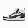 Baskets mi-hautes Rebound V6 Enfant et Adolescent, PUMA White-PUMA Black-Shadow Gray, small