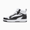 Tenis Rebound V6 Mid para adolescentes, PUMA White-PUMA Black-Shadow Gray, small