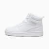 Baskets mi-hautes Rebound V6 Enfant et Adolescent, PUMA White-Cool Light Gray, small
