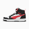 Tenis Rebound V6 Mid para adolescentes, PUMA Black-Tart Cherry-PUMA White, small