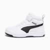 Rebound V6 Mid Sneakers Kids, PUMA White-PUMA Black, small