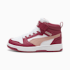 Rebound V6 Mid Sneakers Kids, Port-Rose Quartz-PUMA White, small