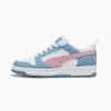 Rebound V6 Lo Youth Sneakers, PUMA White-Poised Pink-Cool Blue, small