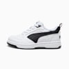 Rebound V6 Lo Kids' Sneakers, PUMA White-PUMA Black-PUMA Black, small