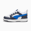 Baskets Rebound V6 Lo Bébé, PUMA White-Hyperlink Blue-Galactic Gray, small