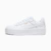 Carina Street Sneakers Teenager, PUMA White-PUMA White-PUMA Gold, small