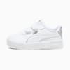 Carina 2.0 Pop Up Sneakers - Girls 0-4 years, PUMA White-Matte Silver-PUMA Silver, small-NZL