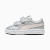 PUMA Smash 3.0 Glitz Glam Toddlers' Sneakers, Glacial Gray-Frosty Pink, small