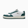 Sneakers Court Classic, PUMA White-Dark Myrtle-PUMA Gold, small