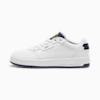 Court Classic Lux Unisex Sneakers, PUMA White-PUMA Navy-PUMA Gold, small-AUS