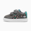 Suede Classic LF Toddlers' Sneakers, Cool Dark Gray-Sparkling Green-Flat Dark Gray, small