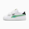 Chaussures à scratch PUMA Smash 3.0 Masked Hero Bébé, PUMA White-Sparkling Green-Lime Sheen, small