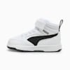 PUMA Rebound V6 Mid Toddlers' Sneakers, PUMA White-PUMA Black, small
