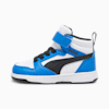 PUMA Rebound V6 Mid Toddlers' Sneakers, PUMA White-PUMA Black-Racing Blue, small
