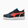 Puma Rebound V6 Lo Ready, Set, Better Kids' Sneakers, PUMA Black-Active Red-Cobalt Glaze, small-THA