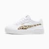 Carina 2.0 Animal Update Kids' Sneakers, PUMA White-Putty-PUMA Gold, small