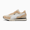 Sneakers Road Rider in camoscio, Alpine Snow-Light Sand, small