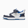 Puma Rebound V6 Lo Kids' Sneakers, PUMA White-Feather Gray-PUMA Black, small