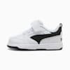 PUMA Rebound v6 Lo Toddlers' Sneakers, PUMA White-PUMA Black-PUMA Black, small