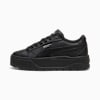 Karmen II Leather Sneakers Women, PUMA Black-PUMA Black-PUMA Silver, small