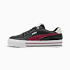 Court Classic Vulcanised Sneakers Unisex, PUMA Black-Team Regal Red-PUMA White, small-PHL