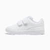 รองเท้าผ้าใบ Courtflex V3 สำหรับเด็ก, PUMA White-PUMA White-Silver Mist, small-THA