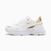 Cassia Rose Metallic Dream Sneakers Women, PUMA White-PUMA Gold-Matte Puma Gold, small-PHL