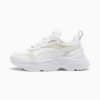 Cassia Lux Sneakers Unisex, PUMA White-Alpine Snow-PUMA Gold, small-SEA