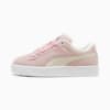Suede XL Lace Sneakers Women, Mauve Mist-PUMA White, small-SEA