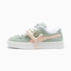 Suede XL Merry X-mas Sneakers Women, Green Fog-Island Pink, small