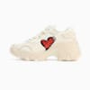 รองเท้าผ้าใบ Pulsar Wedge Heart สำหรับผู้หญิง, Frosted Ivory-For All Time Red-PUMA Black, small-THA