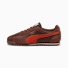 Arizona Nylon Sneakers, Chocotart-Red Fire, small