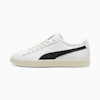 Clyde Leather Sneakers Unisex, PUMA White-PUMA Black-Frosted Ivory, small-PHL