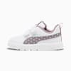 Sneaker bianca PUMA (bambino) con cinturini a strappo e pois.