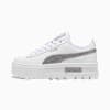 Mayze Glitter Sneakers Youth, PUMA White-PUMA Silver, small