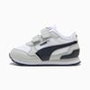 ST Runner v4 Nylon Toddlers' Easy On Sneakers, PUMA White-New Navy-Cool Light Gray, small