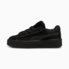 크리퍼 패티 코듀로이 우먼스<br>CREEPER PHATTY CORDUROY WNS, PUMA Black-PUMA Gold, small-KOR