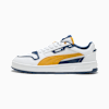 Court Classic Street Sneakers Unisex, PUMA White-Archive Gold-Persian Blue, small